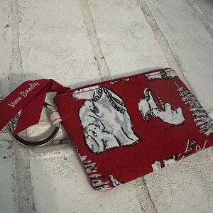 Vera Bradley Polar Bear ID Lanyard Badge Holder EUC